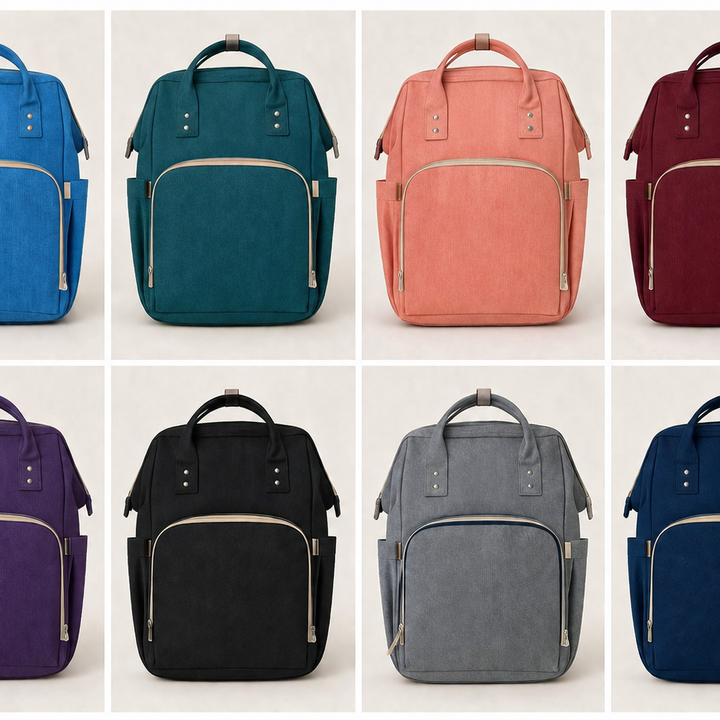 🎒👶 Pañalera Multifuncional 3 en 1 – Mochila, Cuna y Cambiador en un Solo Bolso