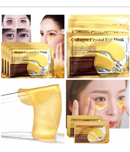 Máscara Crystal Eye: Colágeno Poderoso para Desvanecer Ojeras