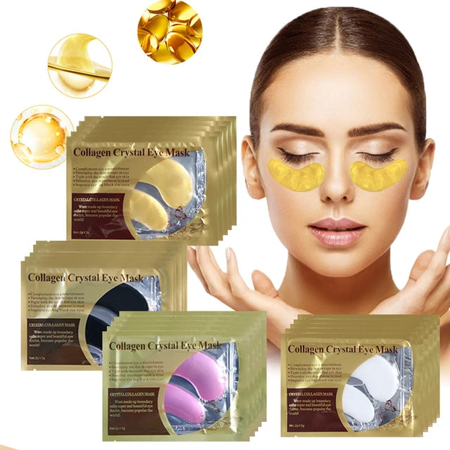 Máscara Crystal Eye: Colágeno Poderoso para Desvanecer Ojeras