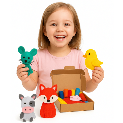 Kit de Costura Mágica – ¡Deja que tu hija cree, aprenda y se divierta lejos del celular!