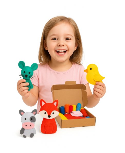 Kit de Costura Mágica – ¡Deja que tu hija cree, aprenda y se divierta lejos del celular!