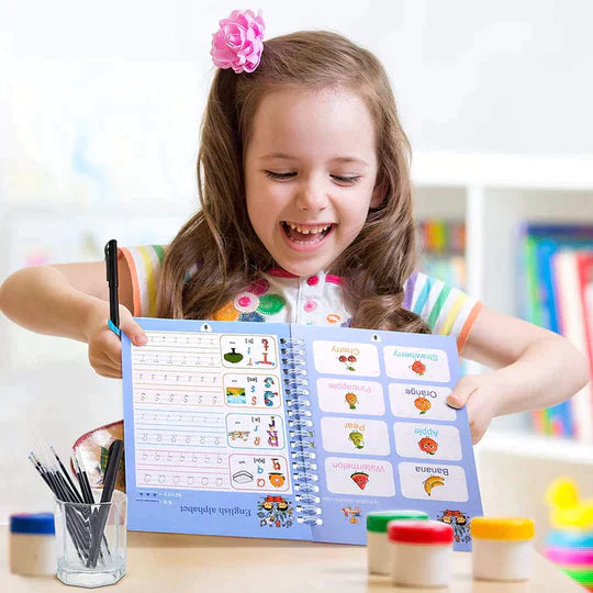 Cuaderno Mágico Montessori - Kit de 4 Libros Reutilizables