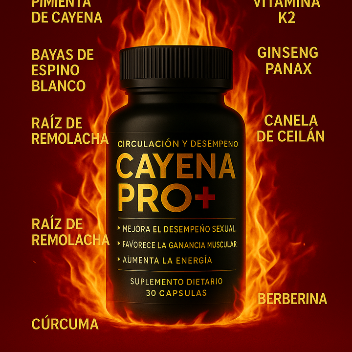 CAYENA PRO+ (💥 Más energía, más deseo, más vida en SOLO 7 días)