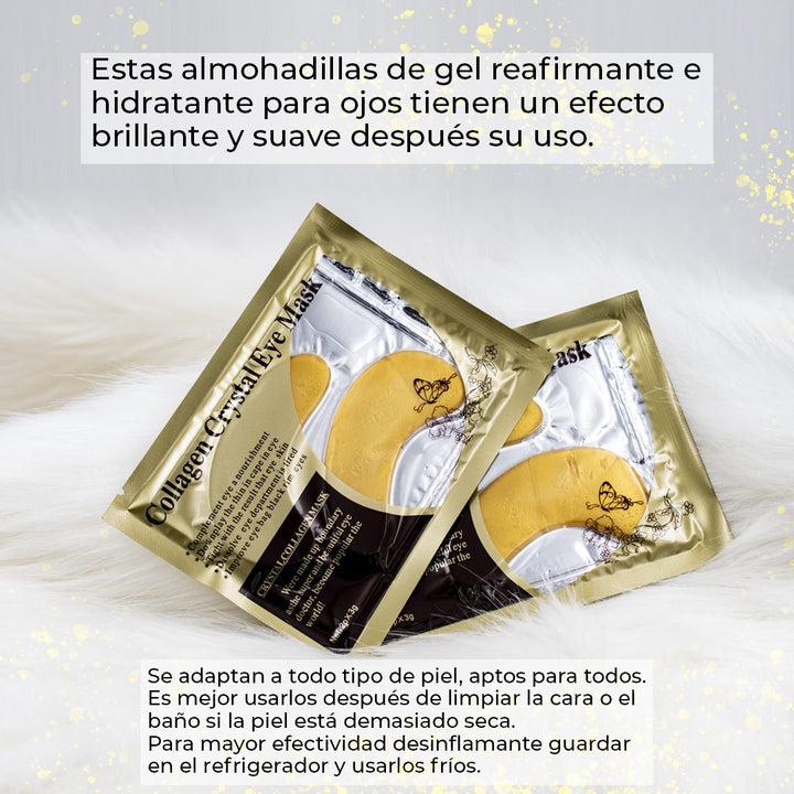 Máscara Crystal Eye: Colágeno Poderoso para Desvanecer Ojeras