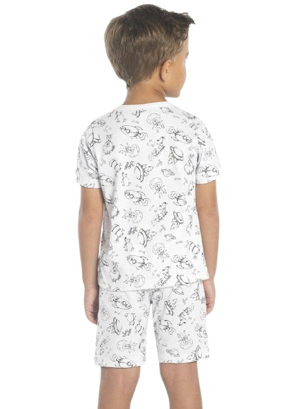 Pintupijama Niño - ¡Colorea, Crea y Usa Tu Propio Estilo! (Shorts)