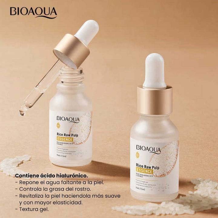 Serum de Arroz con Ácido Hialurónico para una piel renovada y sin arrugas
